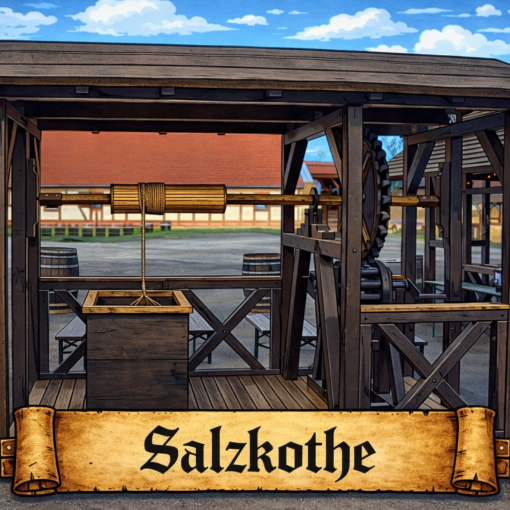 Model einer Salzkothe
